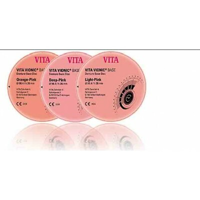 #ad Vita Vionic Denture Base Disc Denture Base Disc for CAD CAM base fabrication $250.00