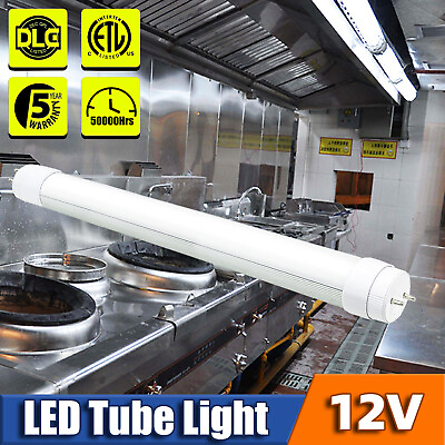 #ad F15T8 LED Tube Light120V AC 12V DC18#x27;#x27; 7W Tube Light Bulb5500K Daylight White $40.30