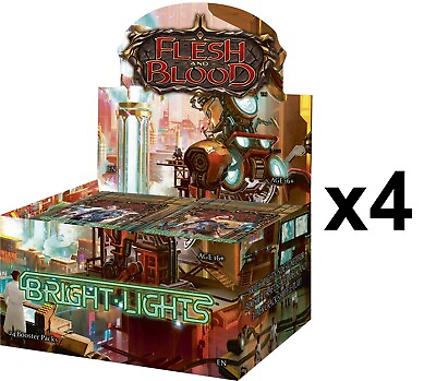 #ad SEALED CASE 4x Bright Lights Booster Box Flesh and Blood $351.68