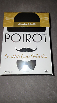 #ad Agatha Christies Poirot: Complete Cases Collection DVD 2014 33 Disc Set $35.99