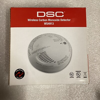 #ad DSC WS4913 Wireless Carbon Monoxide Detector Read Description 1500pc available $39.00