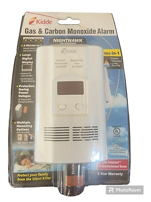 #ad #ad Kidde KN COEG 3 Explosive Gas Alarm Carbon Monoxide Alarm Detector with Battery $45.92