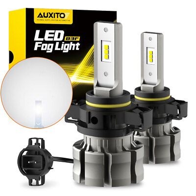 #ad 2X H16 5202 LED Foglight Fog Bulb 6500K White Light Bulb Waterproof Super Bright $27.54