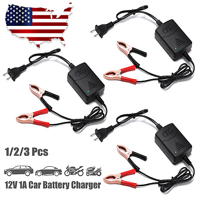 Universal 12V Car Battery Maintainer Charger Tender Auto Trickle Motorcycle Boat $18.75