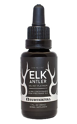 #ad Surthrival Elk Antler Platinum 30mL Regenerative amp; Responsible Velvet Extract $169.08