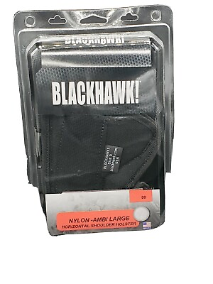#ad NEW Blackhawk Shoulder Ambidextrous Holster. Large $20.00
