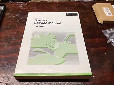 #ad 2021 KX450XC OEM Kawasaki Service Manual 99830 0044 31 $59.99