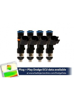 #ad FIC 650cc High Z Flow Matched Fuel Injectors Dodge SRT 4 03 05 Set of 4 $370.00