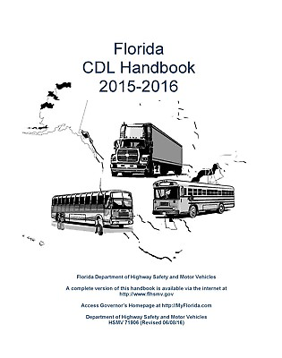 #ad PAPER COPY: COMMERCIAL DRIVER MANUAL FOR CDL FLORIDA ENGLISH OR SPANISH $29.99