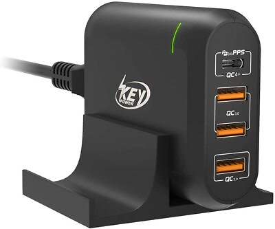 #ad Fast Charging Station Charger Dock 60W PD QC 3.0 USB Charger Type C $26.99