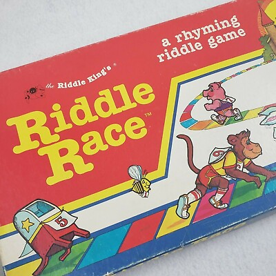 Riddle Race Board Game Replacement Pieces Educational Rhyming Reading Toy Parts $8.94