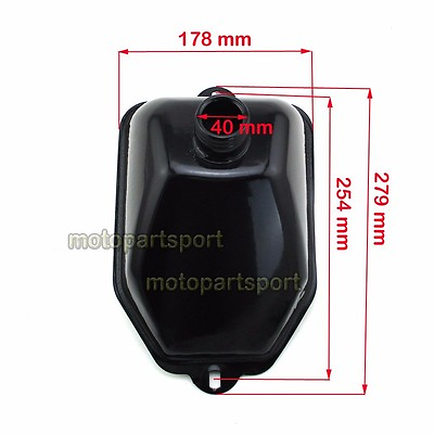 #ad Metal Gas Fuel Tank For Chinese 50cc 70cc 110 125 cc Coolster ATV Quad 4 Wheeler $34.95