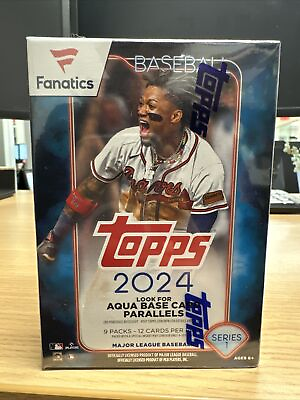 #ad 🚀2024 Topps Series 1 Baseball FANATICS Exclusive Blaster Box 9 Packs In Hand $45.95