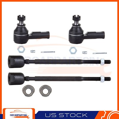 #ad Fits For 1989 1991 Pontiac Firefly 4Pieces Steering Kit New Brand Tie Rod End $44.27