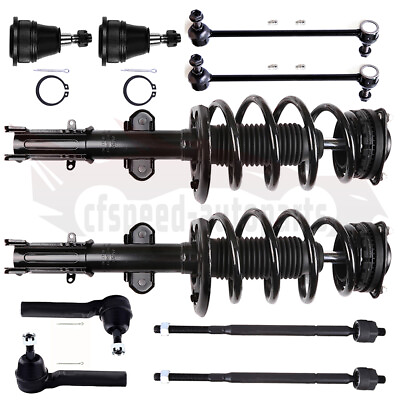 #ad For 08 16 Chrysler Town amp; Country Front Complete Struts Sway Bar Tie Rods Kit $163.99