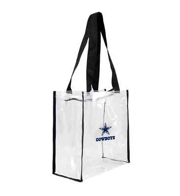 #ad Dallas Cowboys Stadium Approved 12x12x6 Tote Clear Bag $14.99