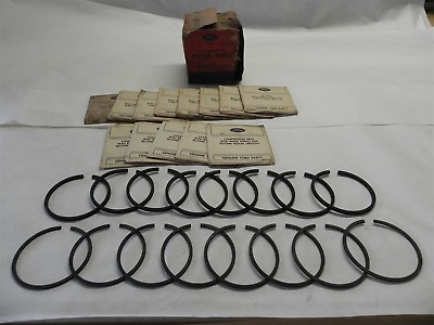 #ad PARTIAL SET FORD PISTON RINGS # O1T 6149 K .020 OS 85 90HP 4 RING ALUM PISTONS $10.48