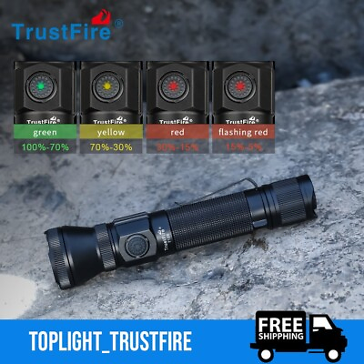 #ad Trustfire T15R Led Tactical Flashlight 2350LM EDC Light IP68 Rechargeable Lamp $26.09
