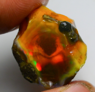 #ad Red Opal Rough 33.10 Carat Natural Ethiopian Opal Raw Welo Opal Gemstone. $33.60