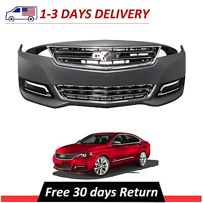 #ad Complete Front Bumper Grille Set With Fog Lamp Fits 2014 2020 Chevrolet Impala $467.85