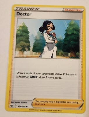 #ad Doctor Chilling Reign Series Pokemon Card Trainer Card 134 198 NM M Condition $1.55