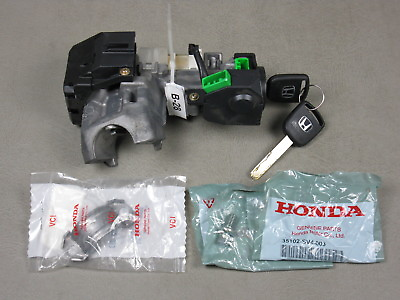 #ad 03 04 05 Honda Civic OEM Ignition Switch Cylinder Lock Auto Trans with 2 KEYs $154.99