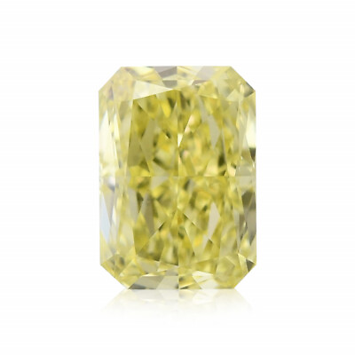 #ad 0.60 Carat Diamond Yellow Color Radiant Cut VS1 Clarity GIA Certified Rare Gift $4202.00