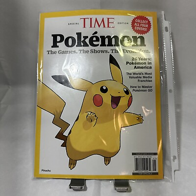 #ad TImes Special Edition 2024 Magazine Pokémon Collector Cover Pikachu In Sleeve $21.24