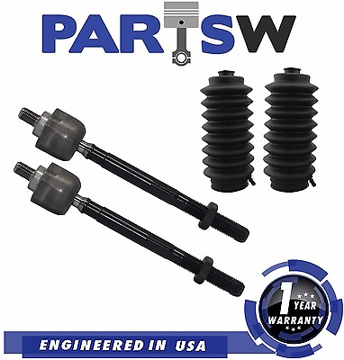 #ad 2 Front Inner Tie Rod End Rack amp; Pinion Tie Rod Boot for Honda 97 01 CRV 2WD 4WD $25.06