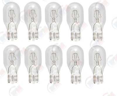 #ad 10x 921 Bright Lamp T16 Wedge Auto Mini Dome Backup Reverse Light bulbs 12v Lot $13.37