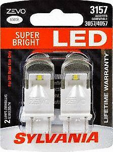 #ad SYLVANIA 3157 ZEVO LED White Bulb Bright LED Bulb Contains 2 Bulbs $18.99
