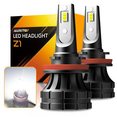 #ad 2X AUXITO H11 H8 LED Bulbs 6000K 20000LM White Super Bright DRL Light High Power $22.41