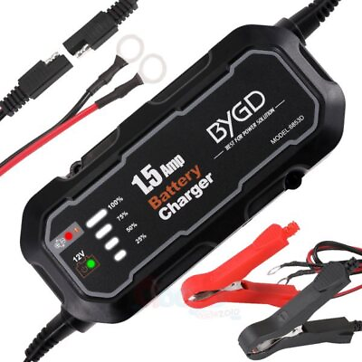 Automatic Car Battery Charger Trickle Maintainer Desulfator 12V 1.5Amp $26.57