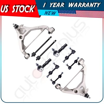 #ad For 2003 06 Lincoln Navigator 10Pcs Lower Control Arm Ball Joint Tie RodSway Bar $225.99