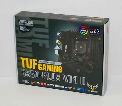 #ad NEW ASUS TUF Gaming B550 PLUS WiFi II AMD AM4 ATX Motherboard DDR4 SEALED retail $129.95
