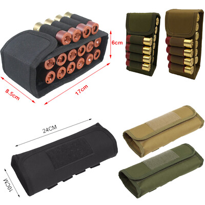 #ad Nylon Tactical Ammo Bags Shotgun Storage Shell Bag EDC Accessories Pack Outdoor $18.99