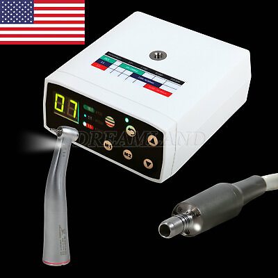 #ad USA Dental LED Electric MicroMotor Brushless fit for 1:5 LED Contra Angle den t $266.99