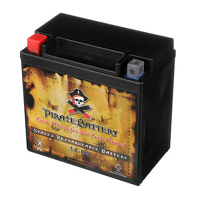 YTX14 BS High Performance Maintenance Free Sealed AGM Motorcycle Battery $44.90