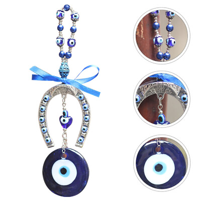 #ad Evil Eye Key Holder Turkish Eye Keyring Handbags Pendant Keychain $13.29