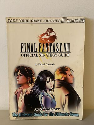 #ad Final Fantasy VIII 8 Official Strategy Guide Brady Games Playstation 1 $19.99