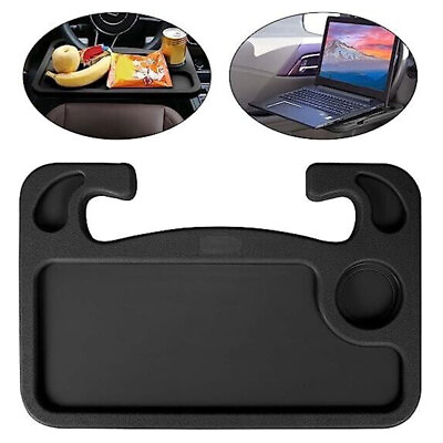 #ad Car Steering Wheel Tray Portable Auto Desk Laptop Table Mount Eating Holder $9.95
