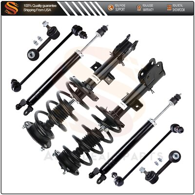 #ad For 2009 2014 Nissan Maxima Front Rear Complete Struts Shocks Sway Bar Set $236.98