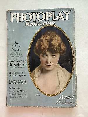 #ad Photoplay The Story of D.W. Griffith 8 1916 Dorothy Bernard cover Silent era ... $200.00