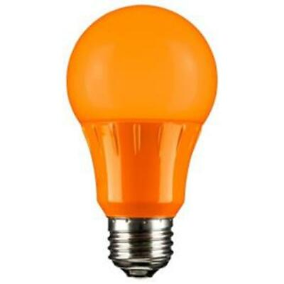 #ad LED A Type Color Orange 3W Light Bulb Medium E26 Base Sunlite 80147 SU $7.95