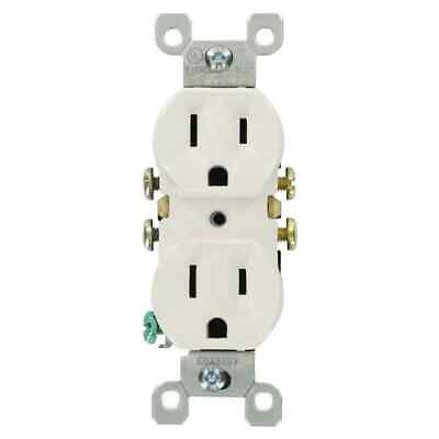 #ad 10 Pack Outlet Receptacle 125V 15 Amp Duplex Residential Dual Electrical Wall $7.56