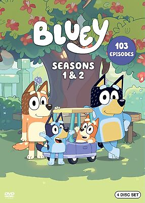 #ad Bluey Complete Seasons One and Two DVD NEW $14.99