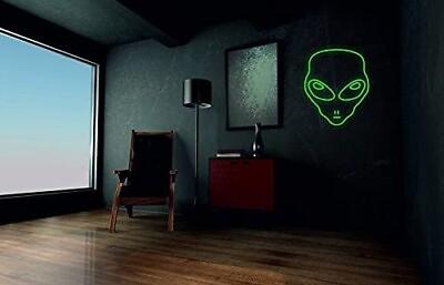 #ad 32quot;x27.2quot; Alien Green Flex LED Neon Sign Light Party Décor Gift Club Bright Show $238.90