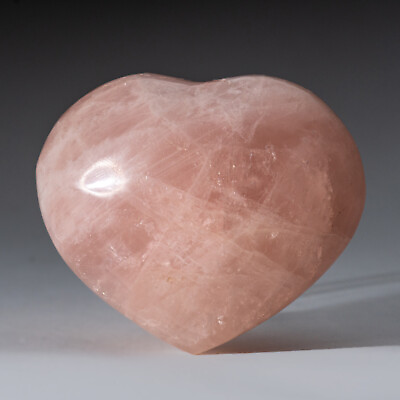 #ad Genuine Polished Rose Quartz Medium Heart from Brazil $89.00