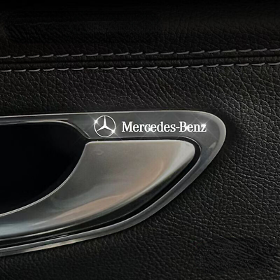 #ad 5Pcs For Mercedes Benz Logo Badge Decal Car Emblem Car Interior Sticker $9.90