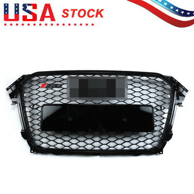 #ad #ad HONEYCOMB SPORT MESH RS4 STYLE HEX GRILLE GRILL BLACK FOR 13 16 AUDI A4 S4 B8.5 $135.00